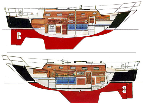 Pacific Seacraft 31: Interior Profiles