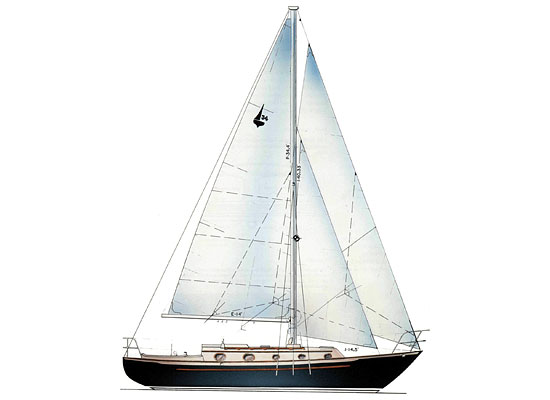 Pacific Seacraft 34: Sail Plan